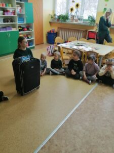 pierwsza wizyta z książkami w przedszkolu w Rusku