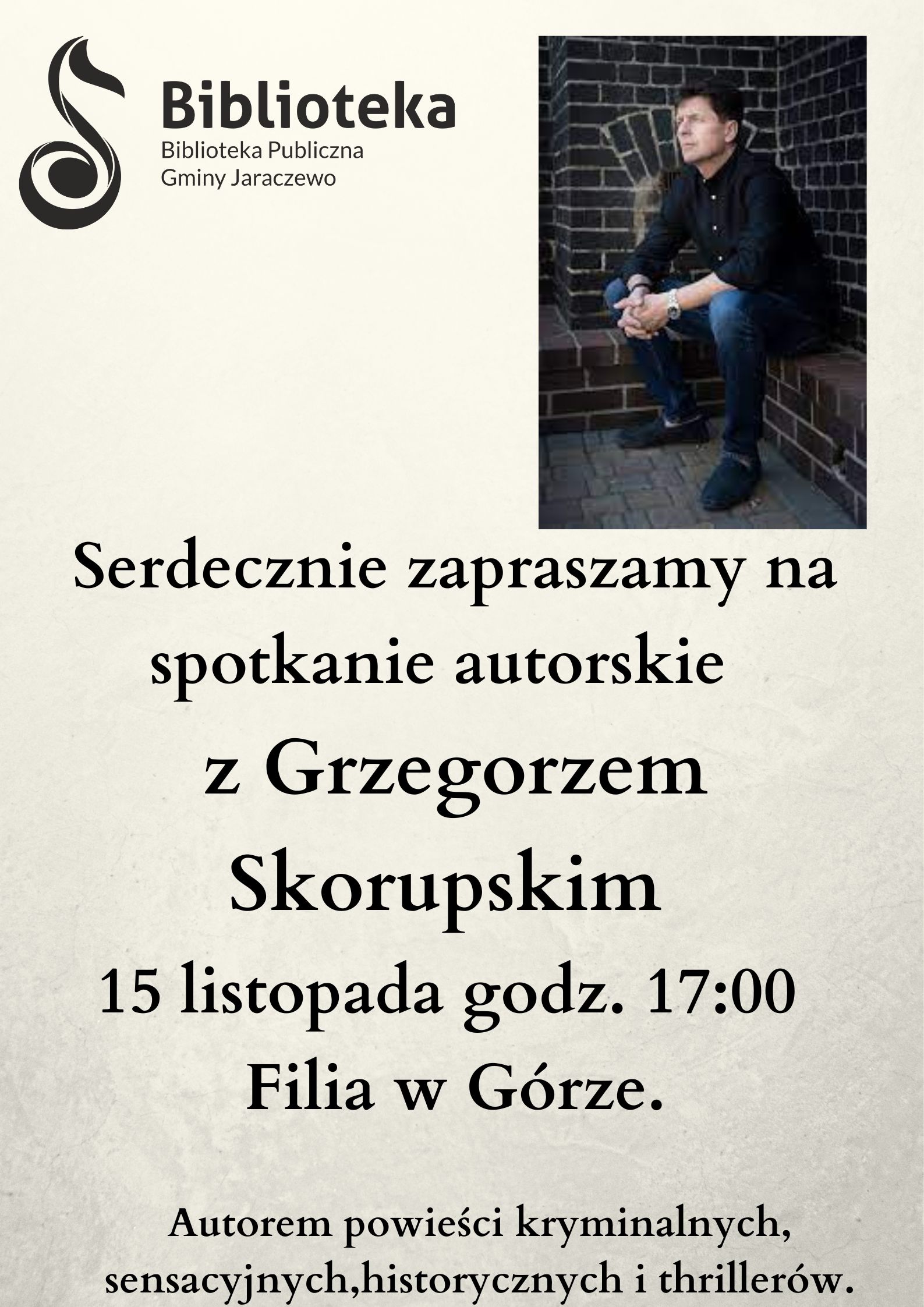 spotkanie autorskie z Grzegorzem Skorupskim
