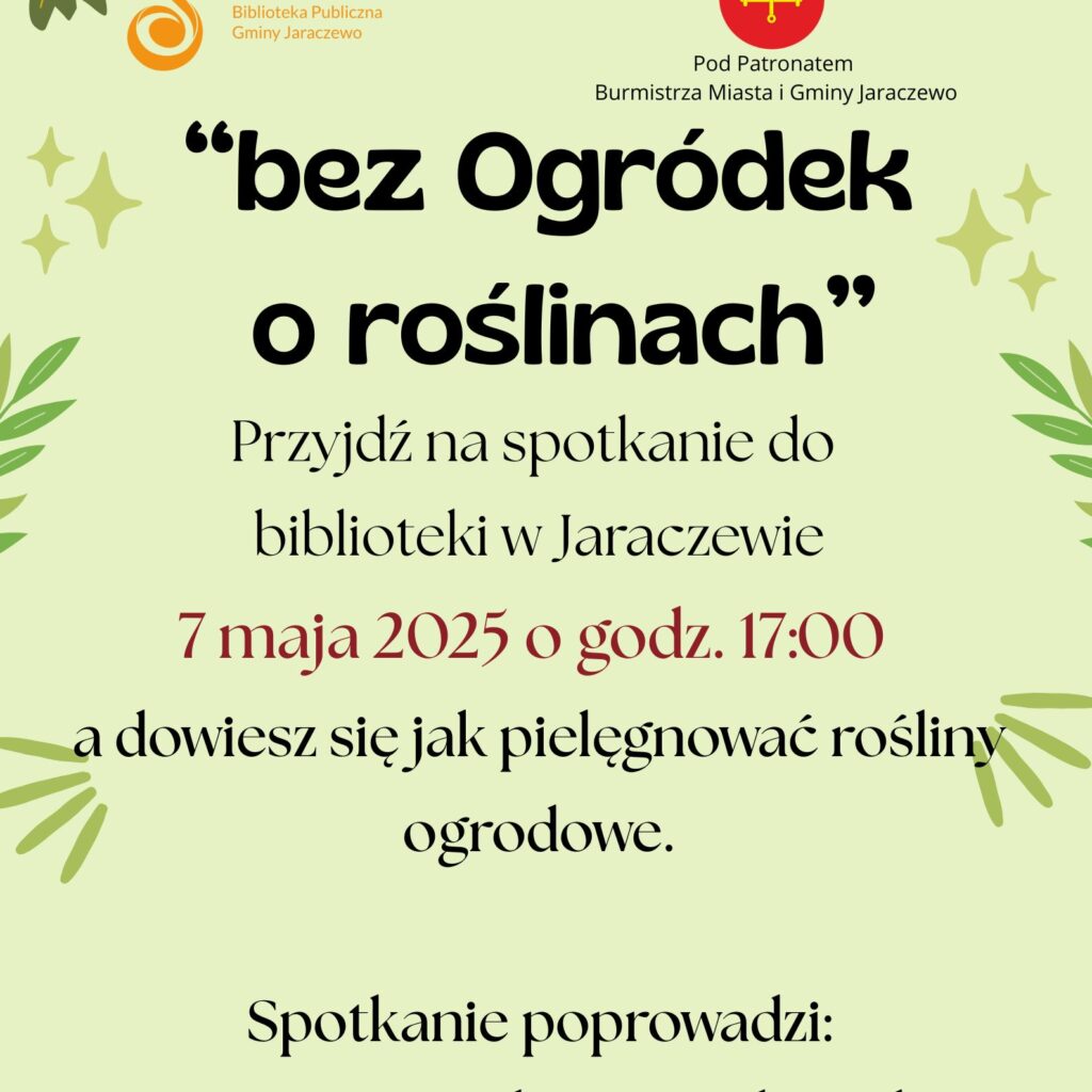 Spotkanie z ogrodnikiem