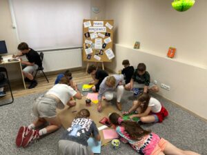 spotkanie literackie z uczniami z 5 klasy