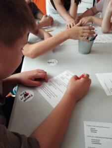 spotkanie literackie z uczniami z 5 klasy