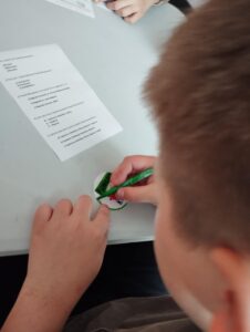 spotkanie literackie z uczniami z 5 klasy