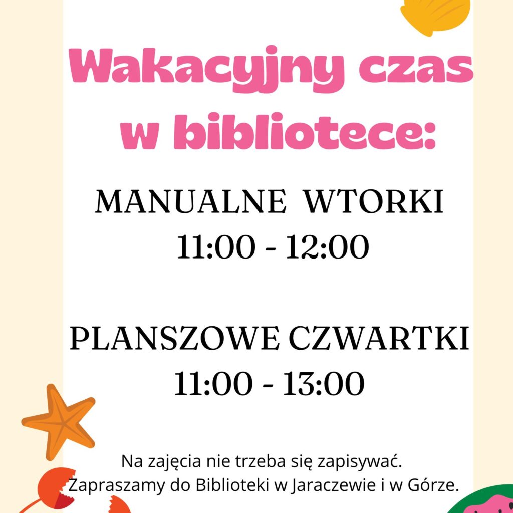 Wakacyjne propozycje
