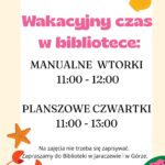 wakacyjne zajęcia