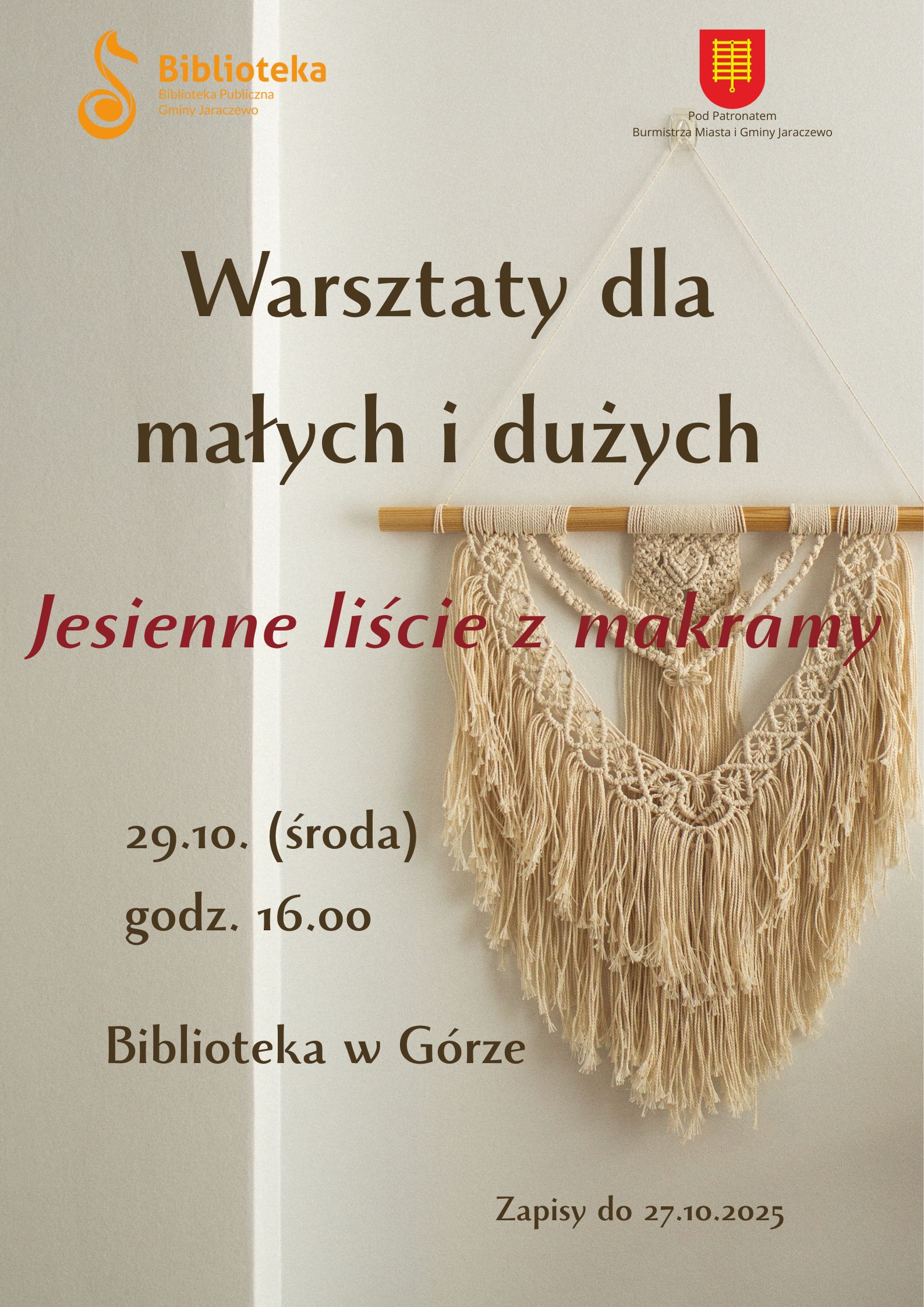 Warsztaty z makramy
