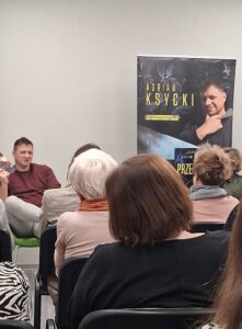 spotkanie autorskie z Adrianem Ksyckim