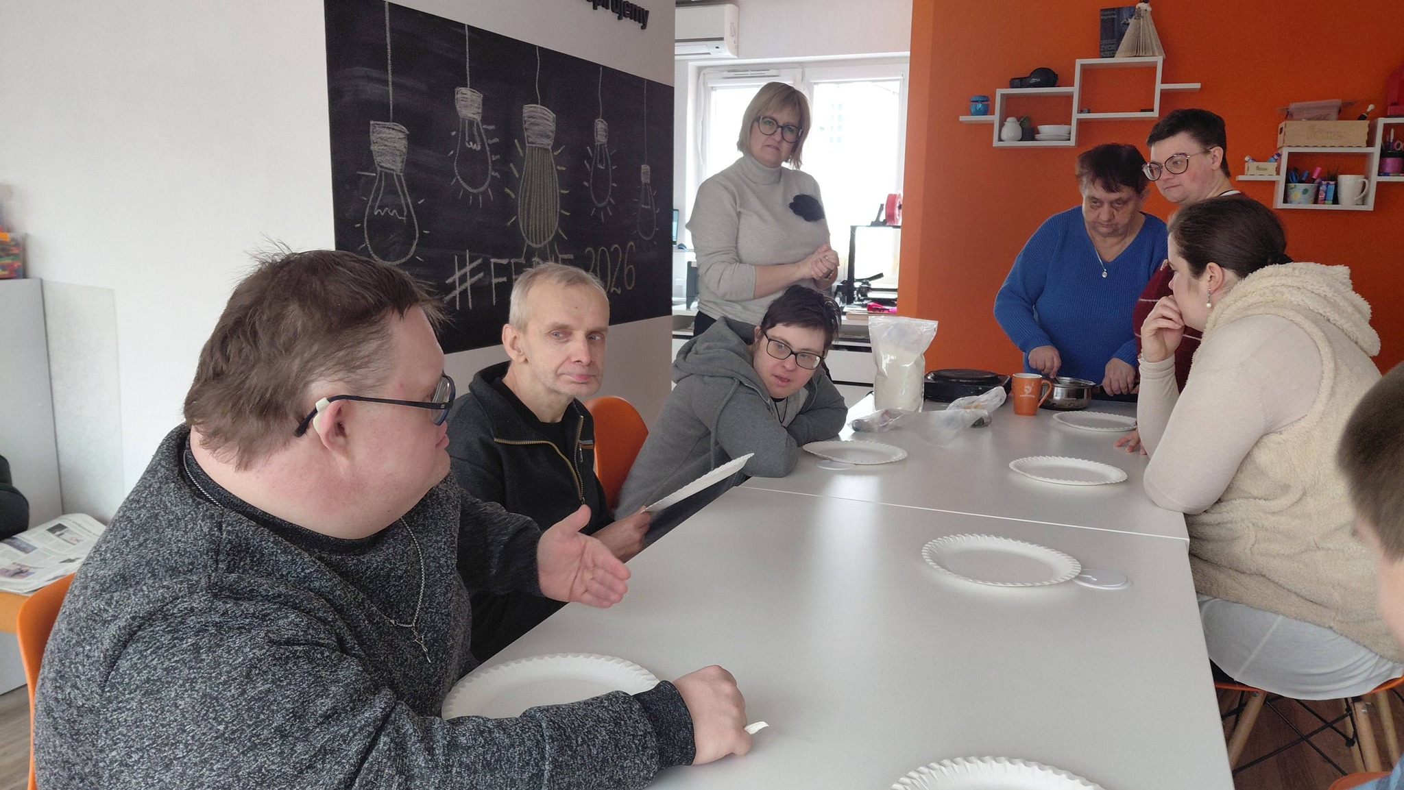 rozmowa uczestników