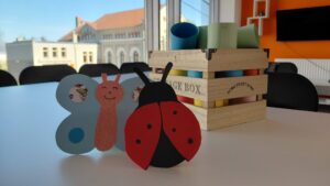 zdjęcie motylka i biedronki