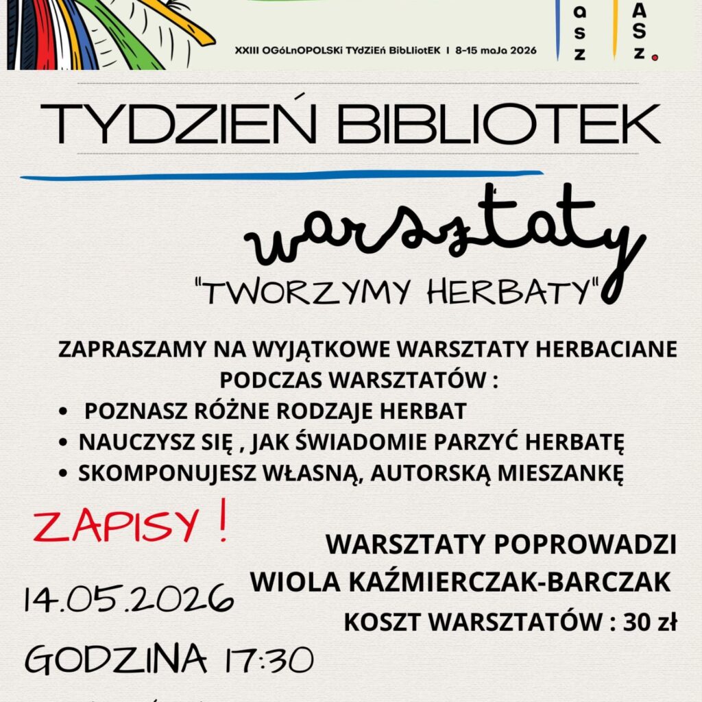 Warsztaty tworzenia herbat