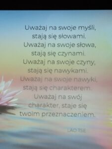 kartka z cytatem