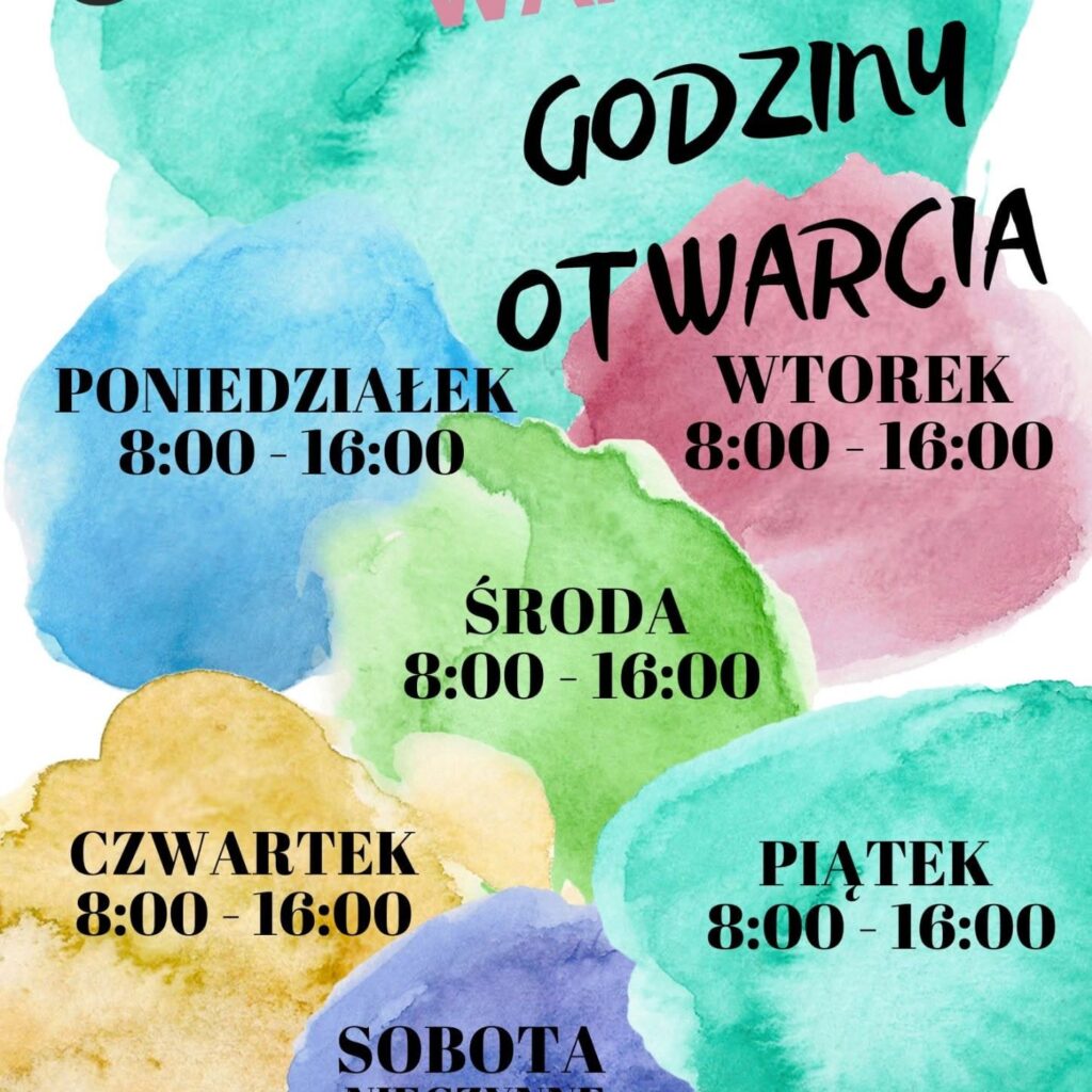 Wakacyjne godziny otwarcia