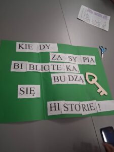 hasło przewodnie zapisane na kartce