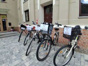 zdjęcie rowerów organizatorów